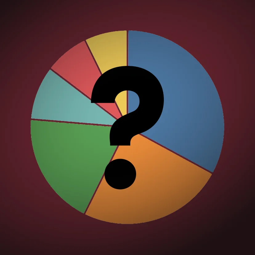A colorful pie chart with various segments about drugs is overlaid by a large black question mark in the center, set against a dark red gradient background, prompting the viewer to consider: What is Fentanyl Poisoning?.